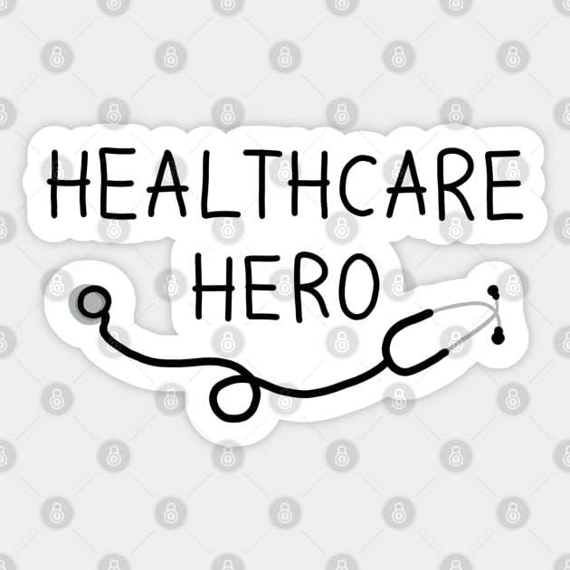 HEALTHCARE HERO Sticker by Tilila